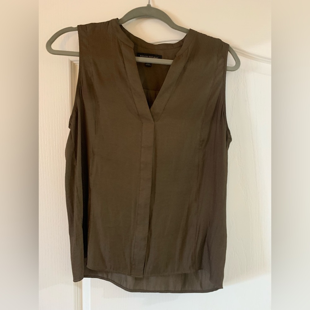 Olive Banana Republic Blouse